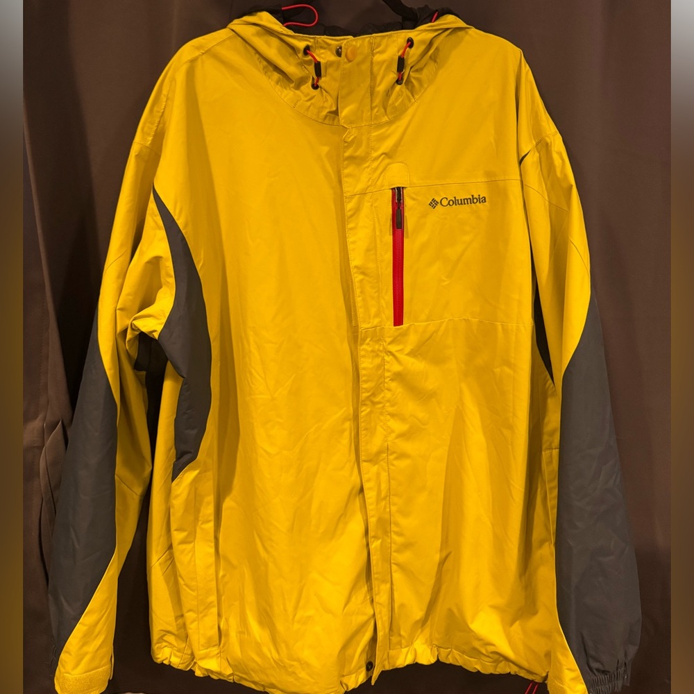 Never Worn Columbia Bright Yellow Coat